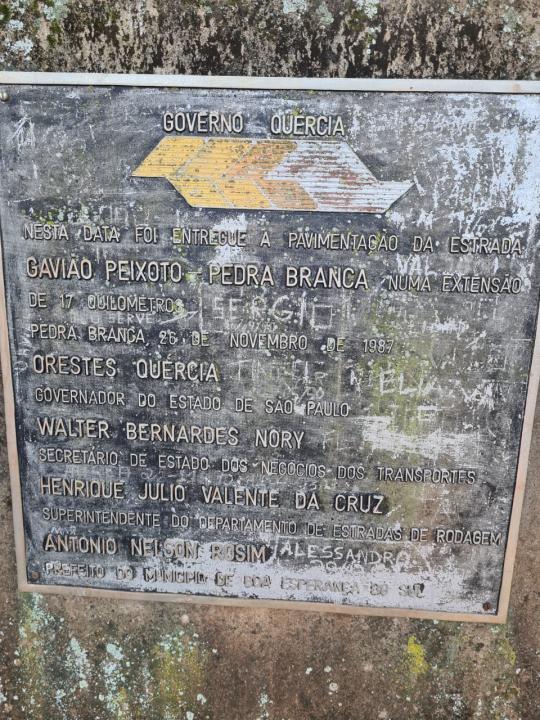 Foto 2 de 2 — Manoel vai para São Paulo assinar convênio de recuperação da vicinal de Pedra Branca